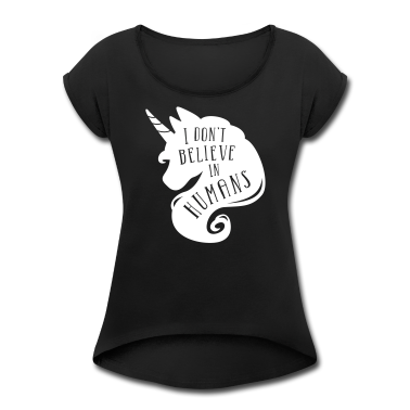 Einhörner T-Shirt - Believe in Humans