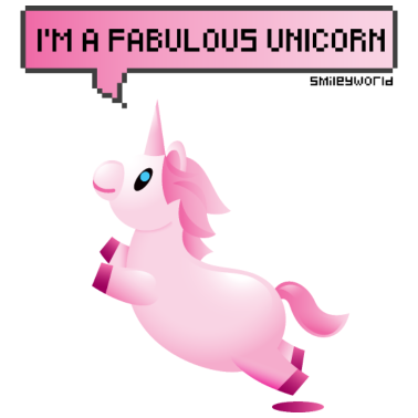 Motiv SmileyWorld Einhorn I'M A Fabulous Unicorn