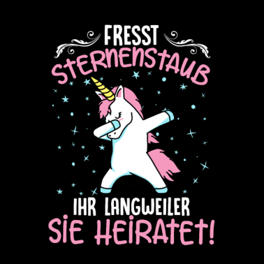 Motiv Einhorn Junggesellinnenabschied Junggesellin