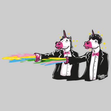Motiv unicorns & rainbows