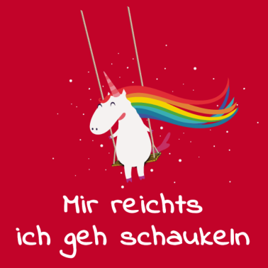 Motiv Einhorn schaukeln
