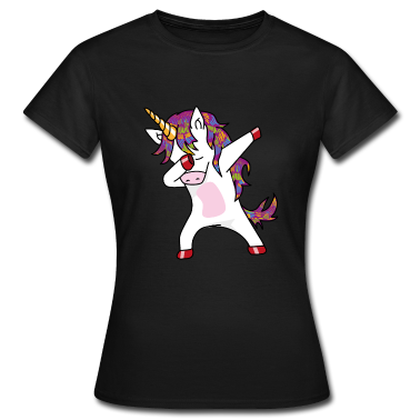Einhörner T-Shirt - Dabbing Einhorn - Lustiges tanzendes Einhorn