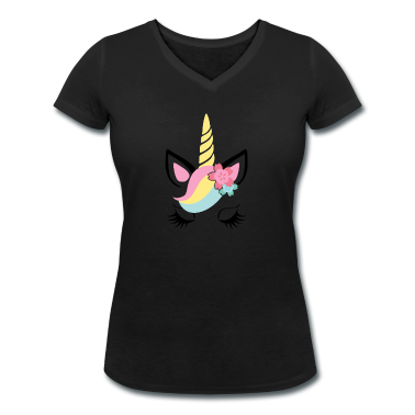 Einhörner T-Shirt - Einhorn Gesicht - Unicorn Face - Kind - Geschenk