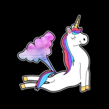 Motiv Einhorn Unicorn Pups Furz