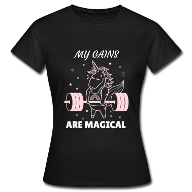 Einhörner T-Shirt - Einhorn Sport Fitness