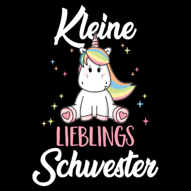Motiv kleine lieblings schwester Einhorn Familie Kind