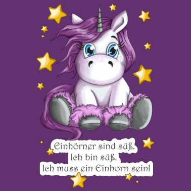 Motiv Ich bin ein süßes Einhorn Zuckersüßes Motiv