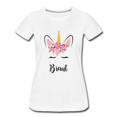 Einhörner T-Shirt - Einhorn JGA Braut Hochzeit Junggesellinnenabschied