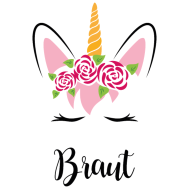 Motiv Einhorn JGA Braut Hochzeit Junggesellinnenabschied