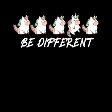 Motiv Be Different Einhorn Unicorn Autist Autismus