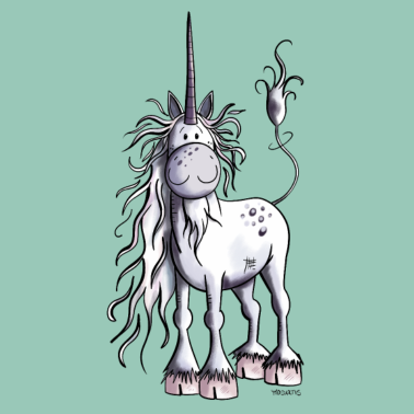 Motiv Es ist Einhorn Zeit