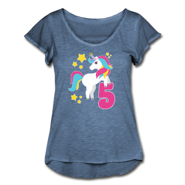 Einhörner T-Shirt - 5. Geburtstag Einhorn Ich Bin Schon 5 Geschenk