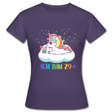 Einhörner T-Shirt - 30.Geburtstag Einhorn Ich bin 29