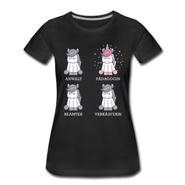 Einhörner T-Shirt - Pädagogin - Einhorn Witziges Kita Kindergarten Uni