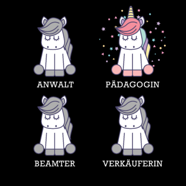 Motiv Pädagogin - Einhorn Witziges Kita Kindergarten Uni