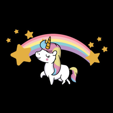 Motiv Einhorn Regenbogen