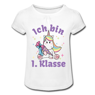 Einhörner T-Shirt - Ich bin 1. Klasse Schulkind Einschulung Einhorn