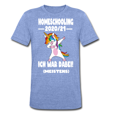 Einhörner T-Shirt - Homeschooling Einhorn lustiger Spruch