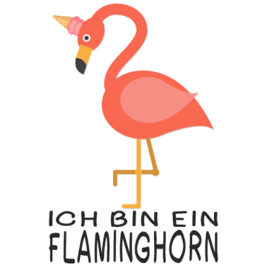 Motiv ich bin ein flamingo