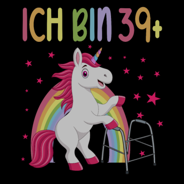 Motiv 40 Jahre Einhorn ich bin 39+ 40. Geburtstag