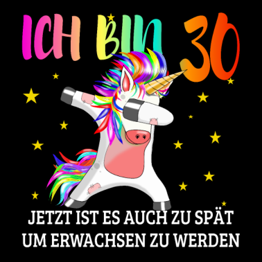 Motiv Geburtstag Geschenk cooles Einhorn