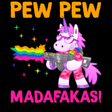 Motiv Einhorn Pew Pew Madafakas Weihnachten Xmas