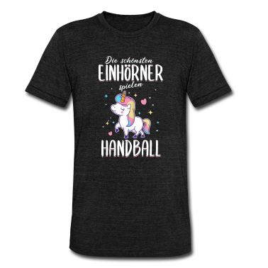 Einhörner T-Shirt - Handball Handballer Handballspieler Einhorn Spruch
