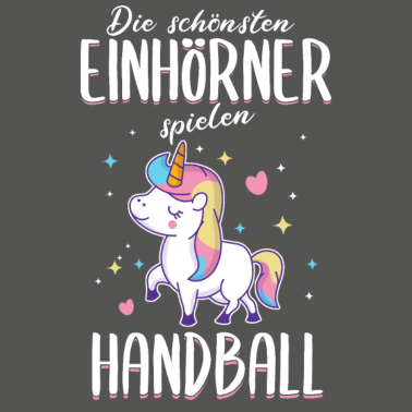 Motiv Handball Handballer Handballspieler Einhorn Spruch
