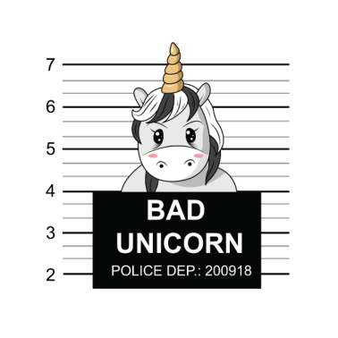 Motiv Böses Einhorn - Geschenk