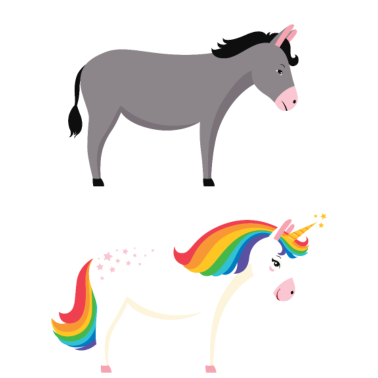 Motiv Monday - Friday | Donkey - Unicorn