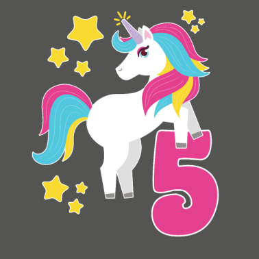 Motiv 5. Geburtstag Einhorn Ich Bin Schon 5 Geschenk