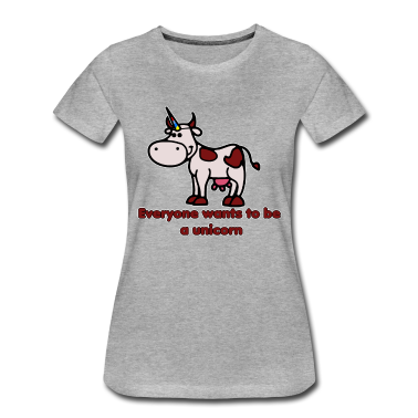 Einhörner T-Shirt - Kuh Einhorn Geschenk Shirt