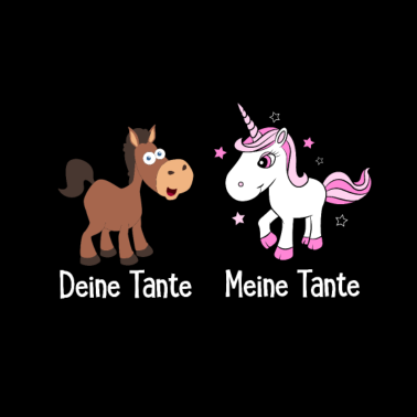 Motiv Einhorn-Tanten sind cooler - Geschenk