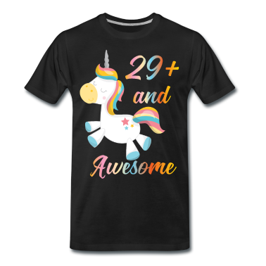 Einhörner T-Shirt - Einhorn 29+ Geburtstag