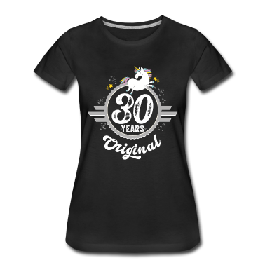 Einhörner T-Shirt - 30 Geburtstag Retro Vintage Einhorn Geschenk