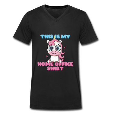 Einhörner T-Shirt - THIS IS MY HOME OFFICE SHIRT - CUTE UNICORN