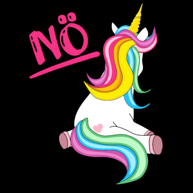 Motiv Einhorn Noe Statement klares Nein Geschenk Unicorn