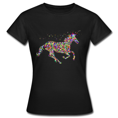 Einhörner T-Shirt - Einhorn bunt