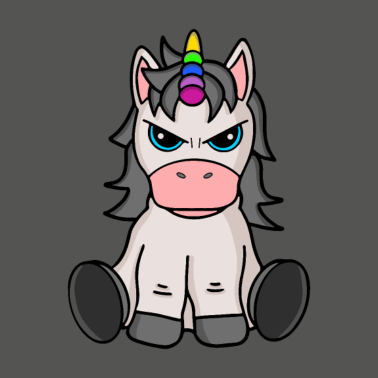 Motiv Böses Einhorn