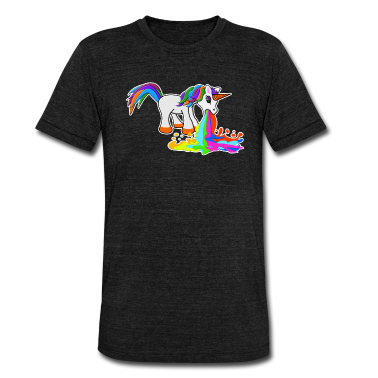 Einhörner T-Shirt - Kotzendes Einhorn