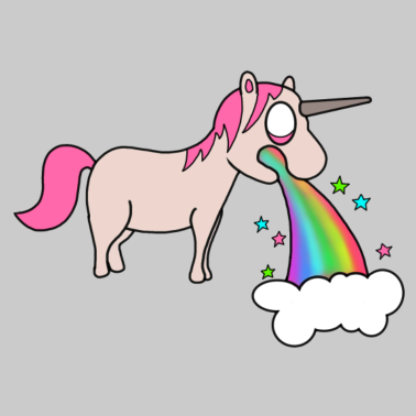 Motiv kotzendes Einhorn