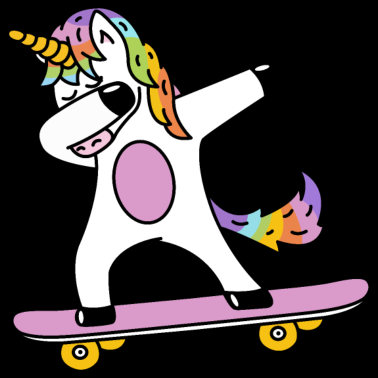Motiv Dabbing Unicorn Dab Skateboard Einhorn