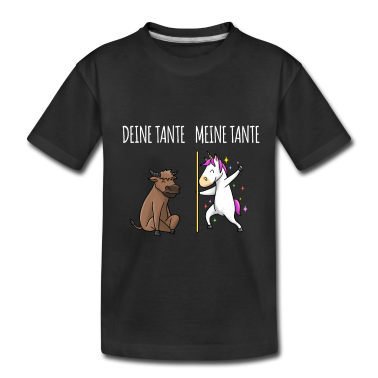 Einhörner T-Shirt - Deine Tante Meine Tante Kuh Einhorn Geschenk