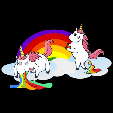 Motiv Kotzendes Kackendes Einhorn