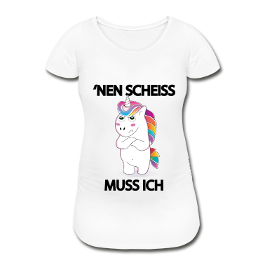 Einhörner T-Shirt - Nen Scheiss