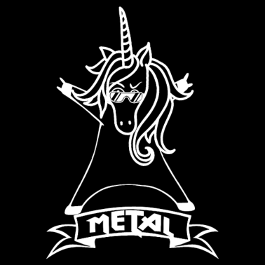 Motiv Metal Einhorn - Einhorn - Metal - Musik