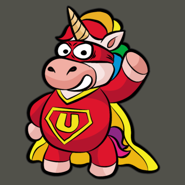 Motiv Superheld Einhorn