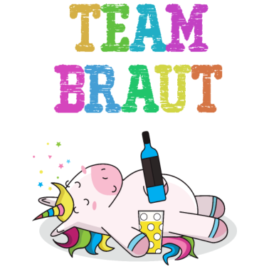 Motiv Team Braut Einhorn Edition