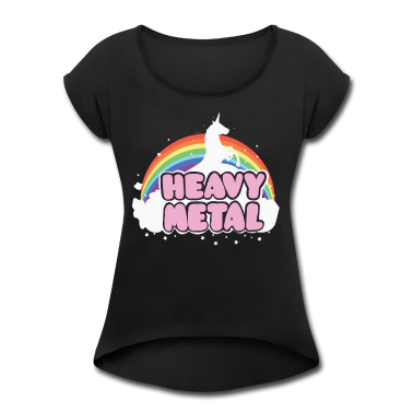 Einhörner T-Shirt - Heavy Metal Einhorn Musik Ella Lopez Geschenk