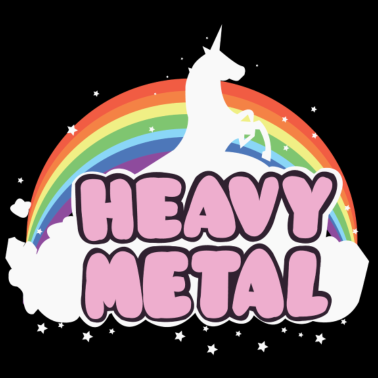 Motiv Heavy Metal Einhorn Musik Ella Lopez Geschenk